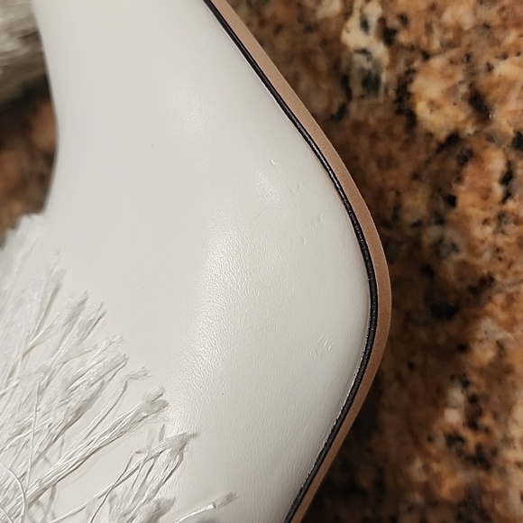 NIB Jimmy Choo White Magalie 100 Fringed Leather High Block Heel Boots - SZ 40.5 - Picture 13 of 17